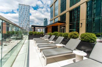 Outdoor terrace with bbq grills & sundeck